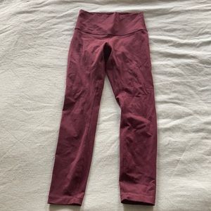 Lululemon wunder under crop leggings